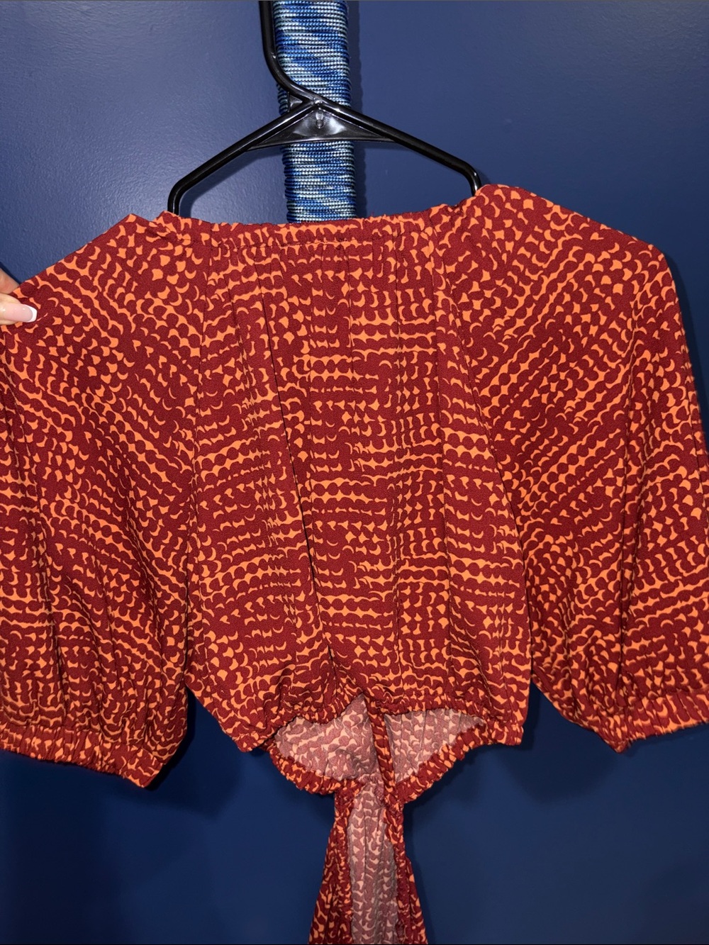 Open Edit - Orange Open-Side Cutout Dress – Size Medium - Picture 15 of 17